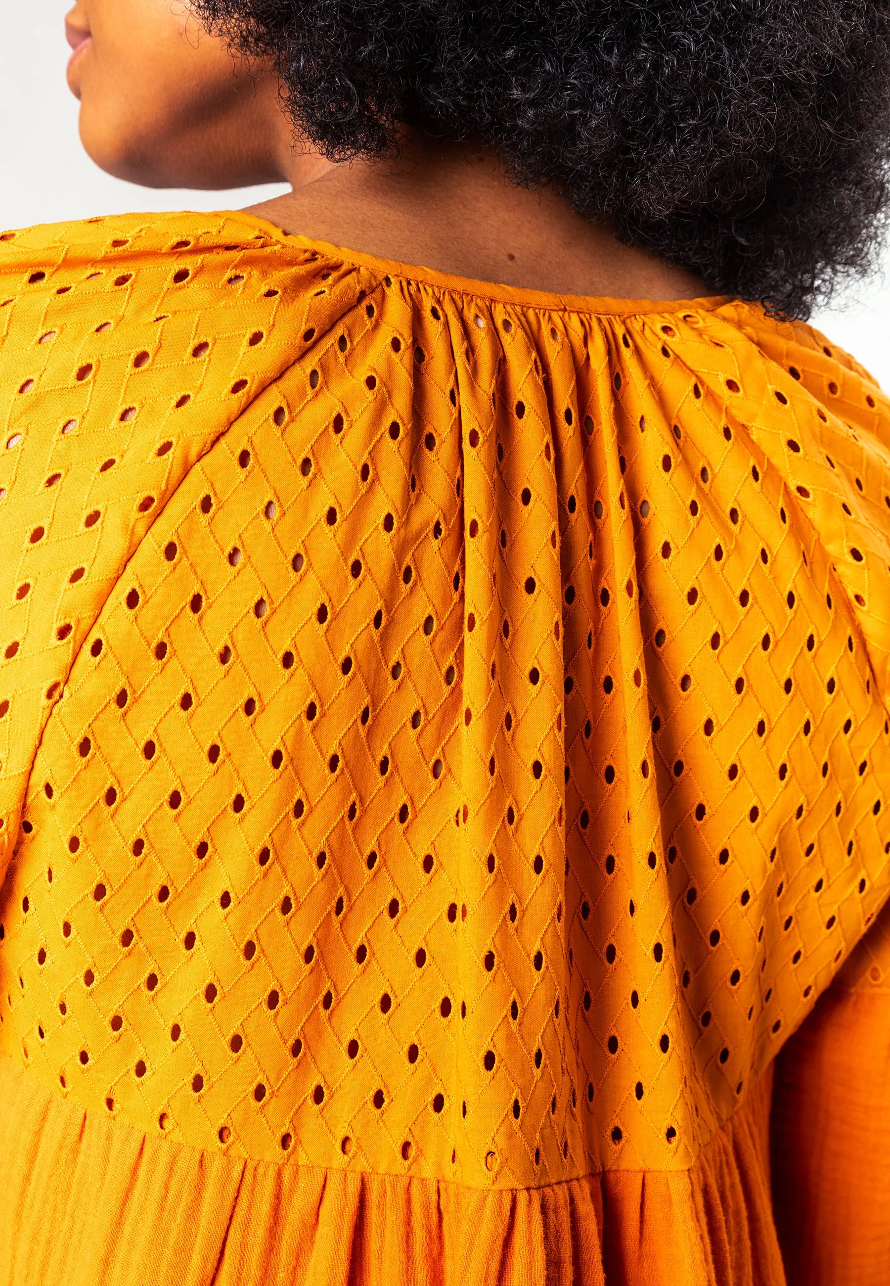 Delilah Dress Burned Orange