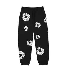 Denim Tears The Cotton Wreath Sweatpants 'Black'