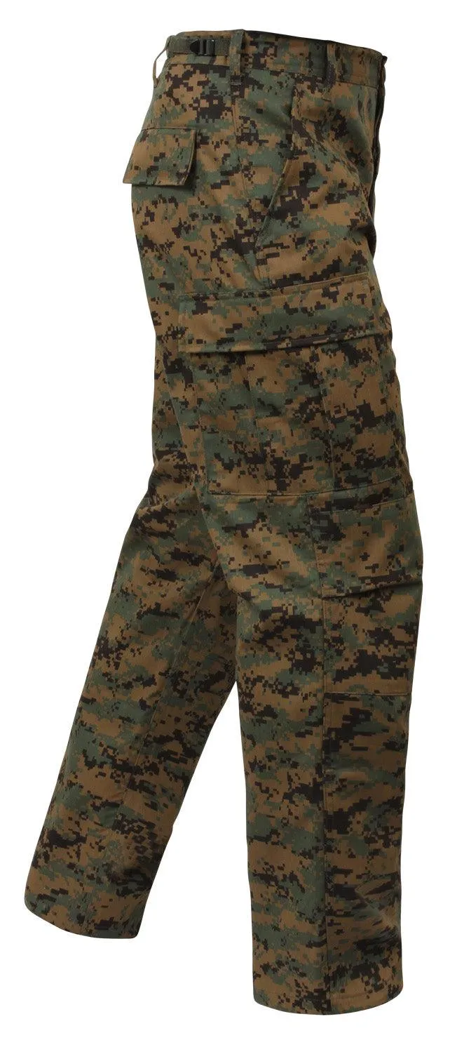 Digital Camo Tactical BDU Pants