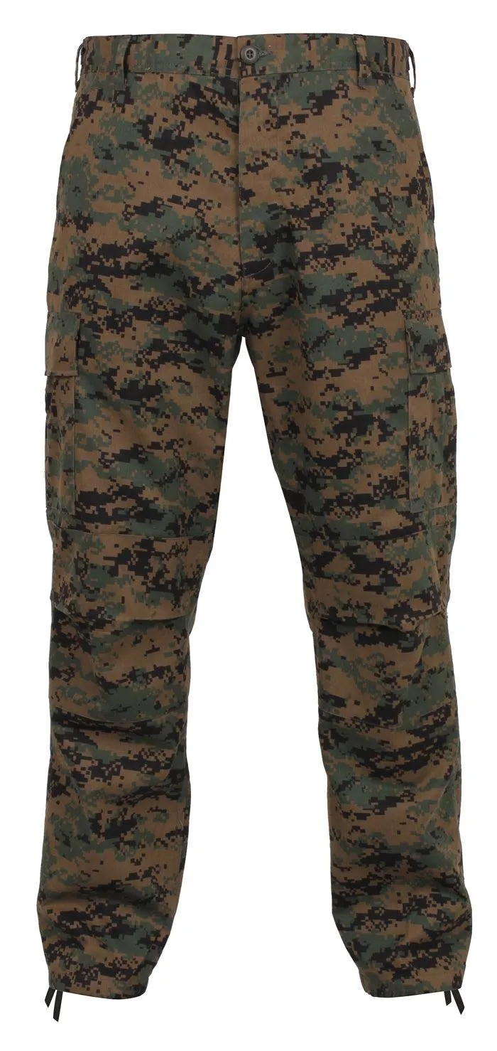 Digital Camo Tactical BDU Pants