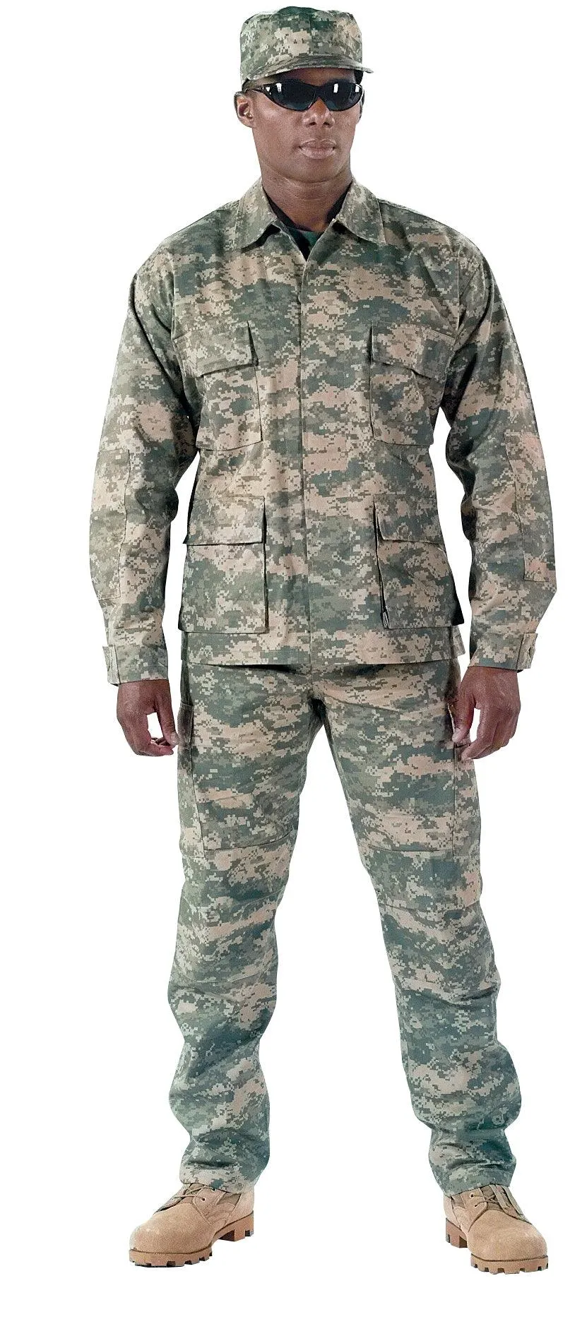 Digital Camo Tactical BDU Pants