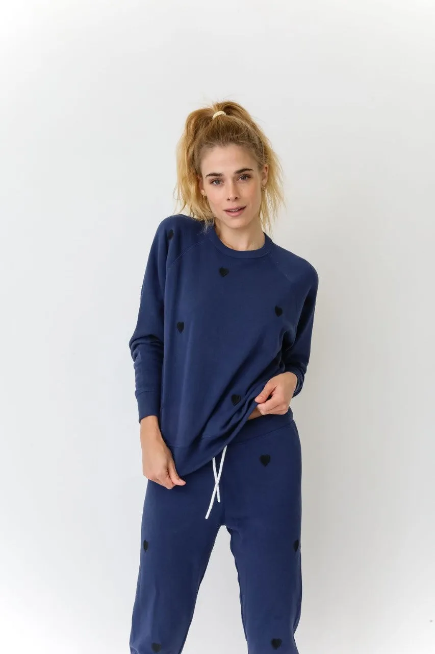 Dune Sweatpant with Hearts | Leallo