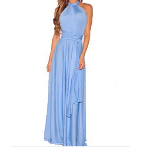 Elegant Multiway Convertible Wrap Maxi Dress