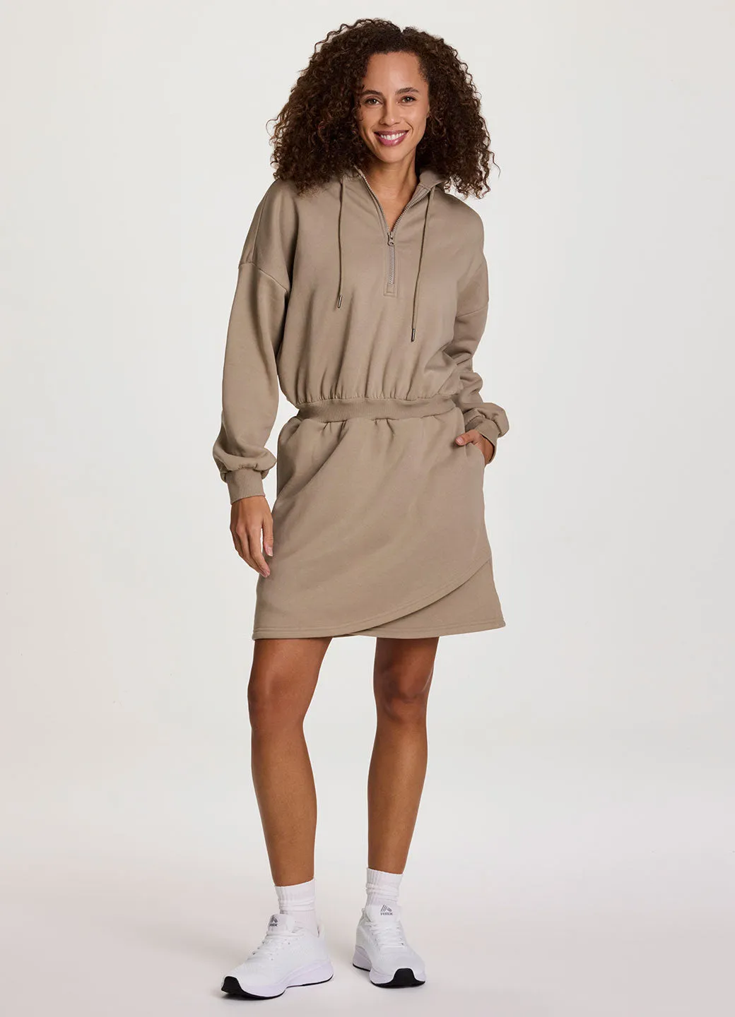 Everyday Fleece Hoodie Dress