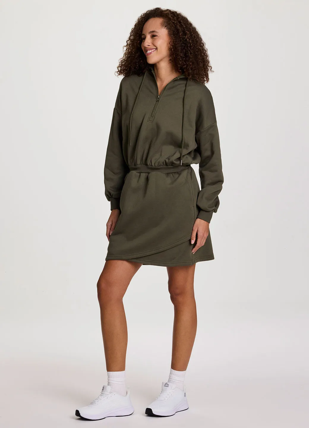 Everyday Fleece Hoodie Dress