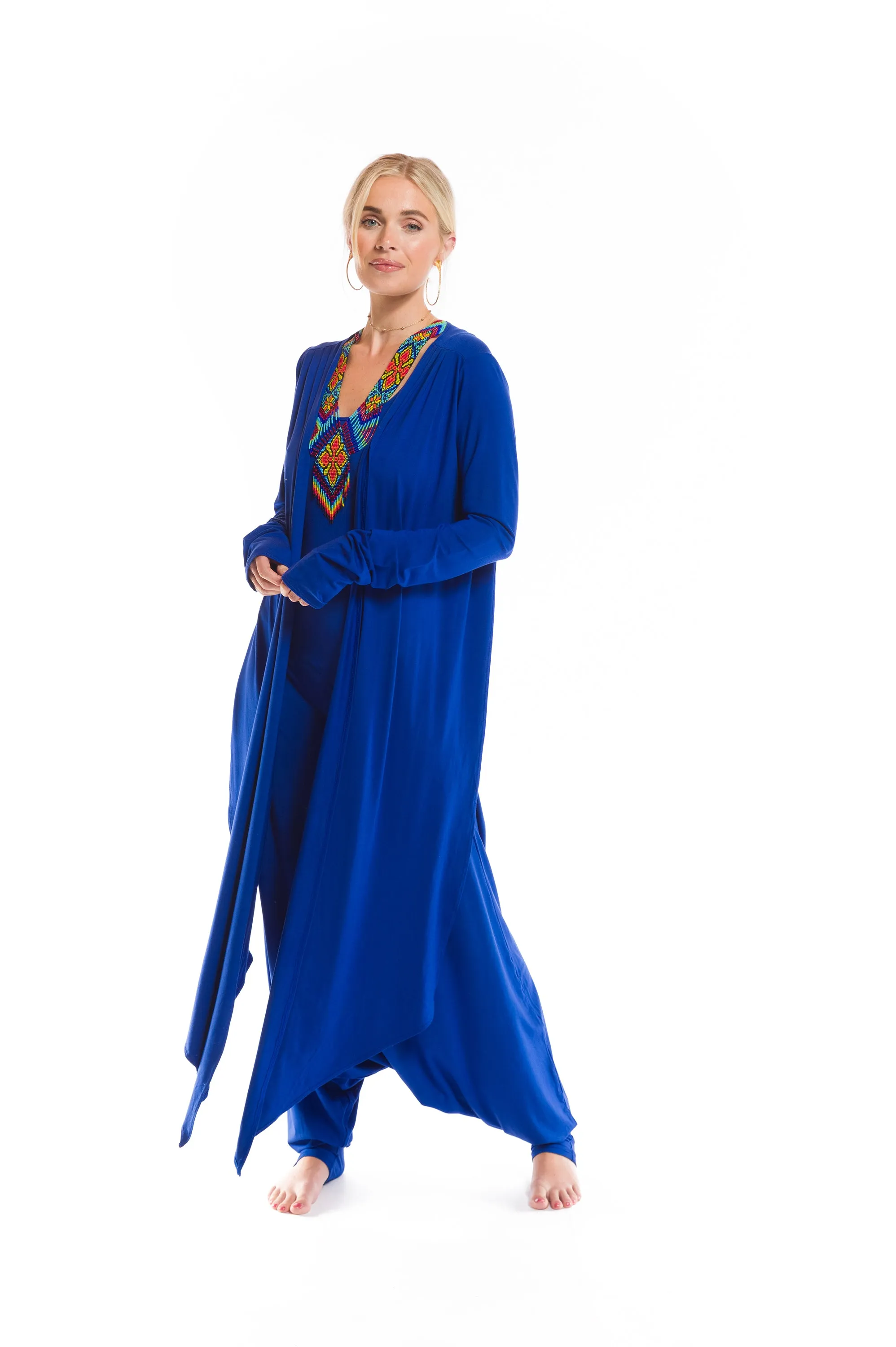 FITTED JUMPSUIT COBALT BLUE