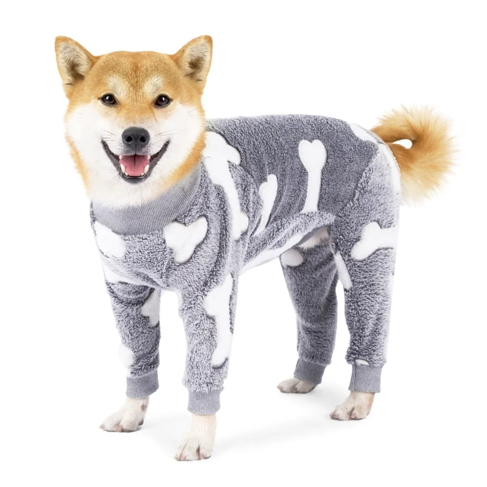 Flannel Dog /Cat Pajamas; Jumpsuit