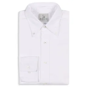 Fox Oxford White Button-Down Casual Shirt