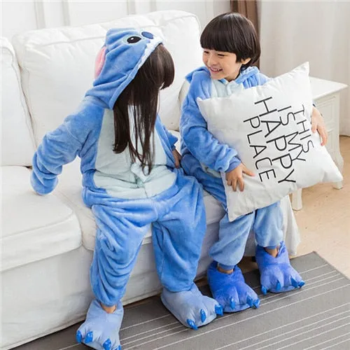 Funny Stitch One-Piece Animal Carnival Cosplay Suits For Kids