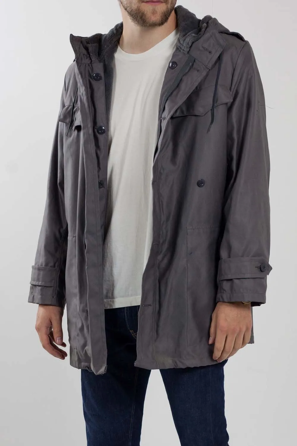 German Army Parka – Light Grey – DISTRESSED RANGE