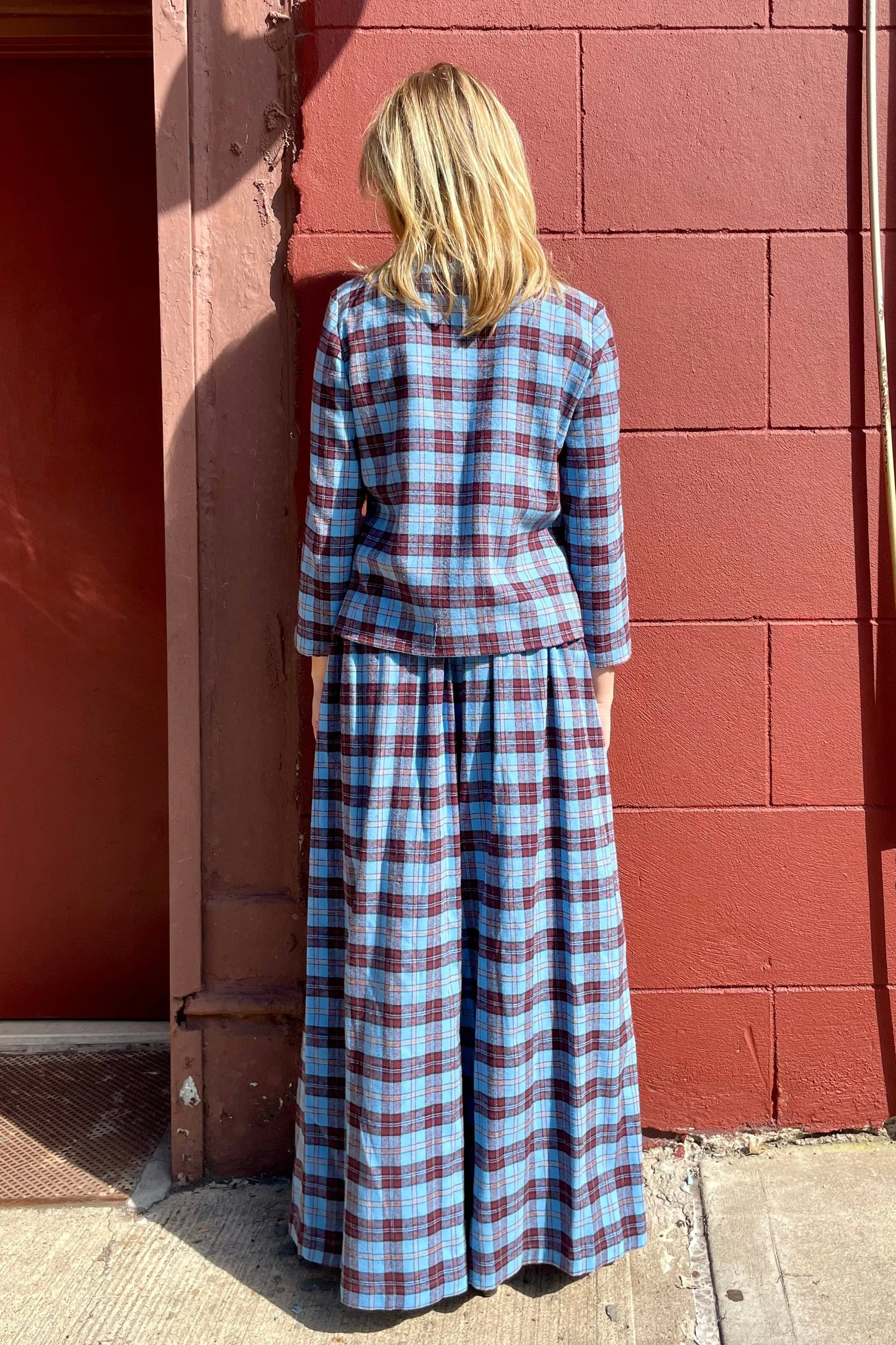 Gretchen Pant in Seaside Flannel