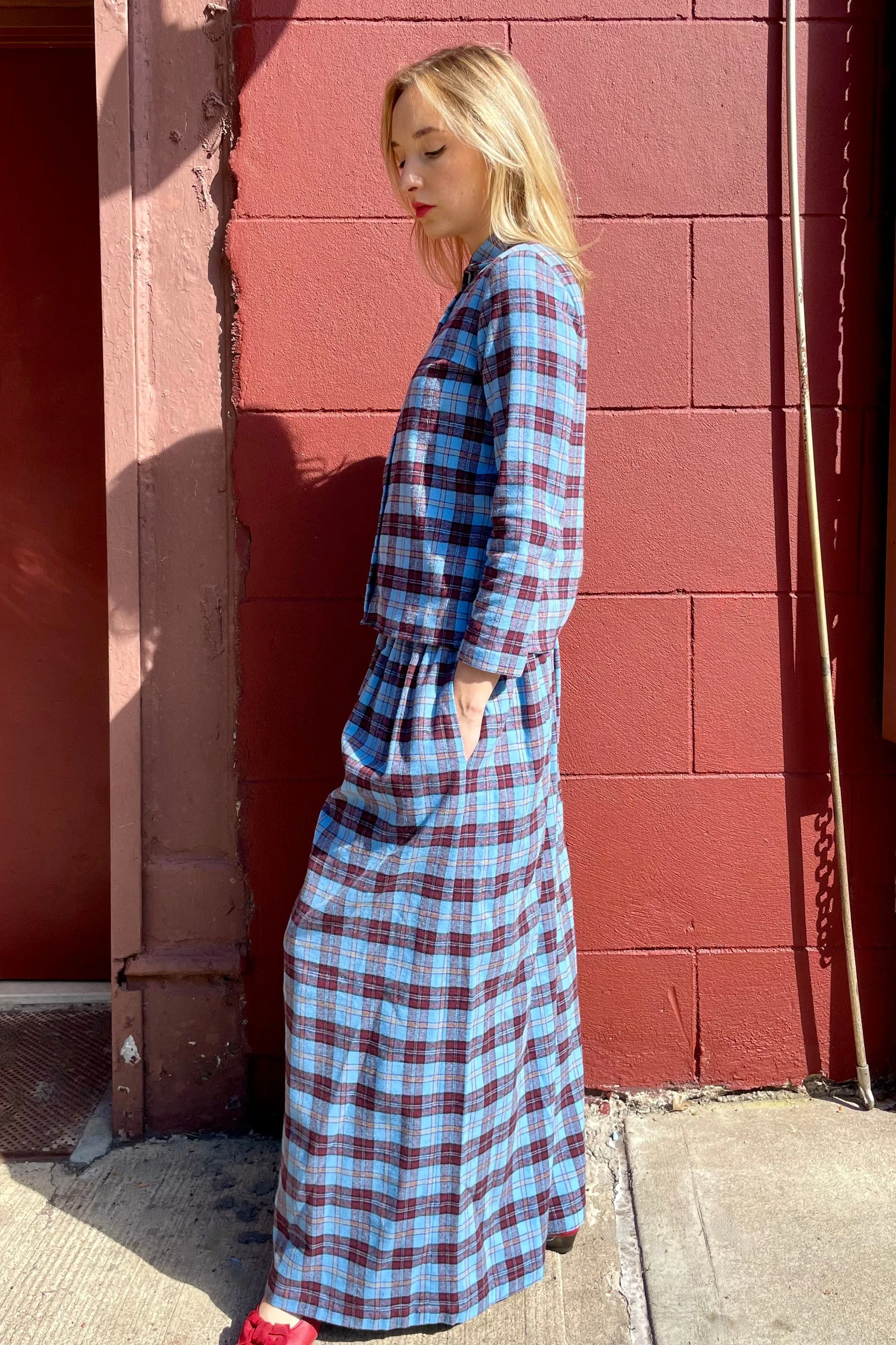 Gretchen Pant in Seaside Flannel