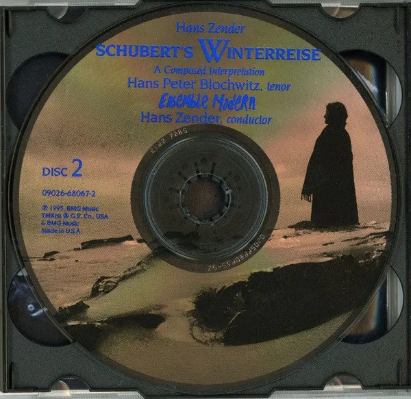 Hans Zender - Hans Peter Blochwitz, Ensemble Modern, Hans Zender - Schubert's Winterreise (A Composed Interpretation) (2xCD, Album) (NM or M-)