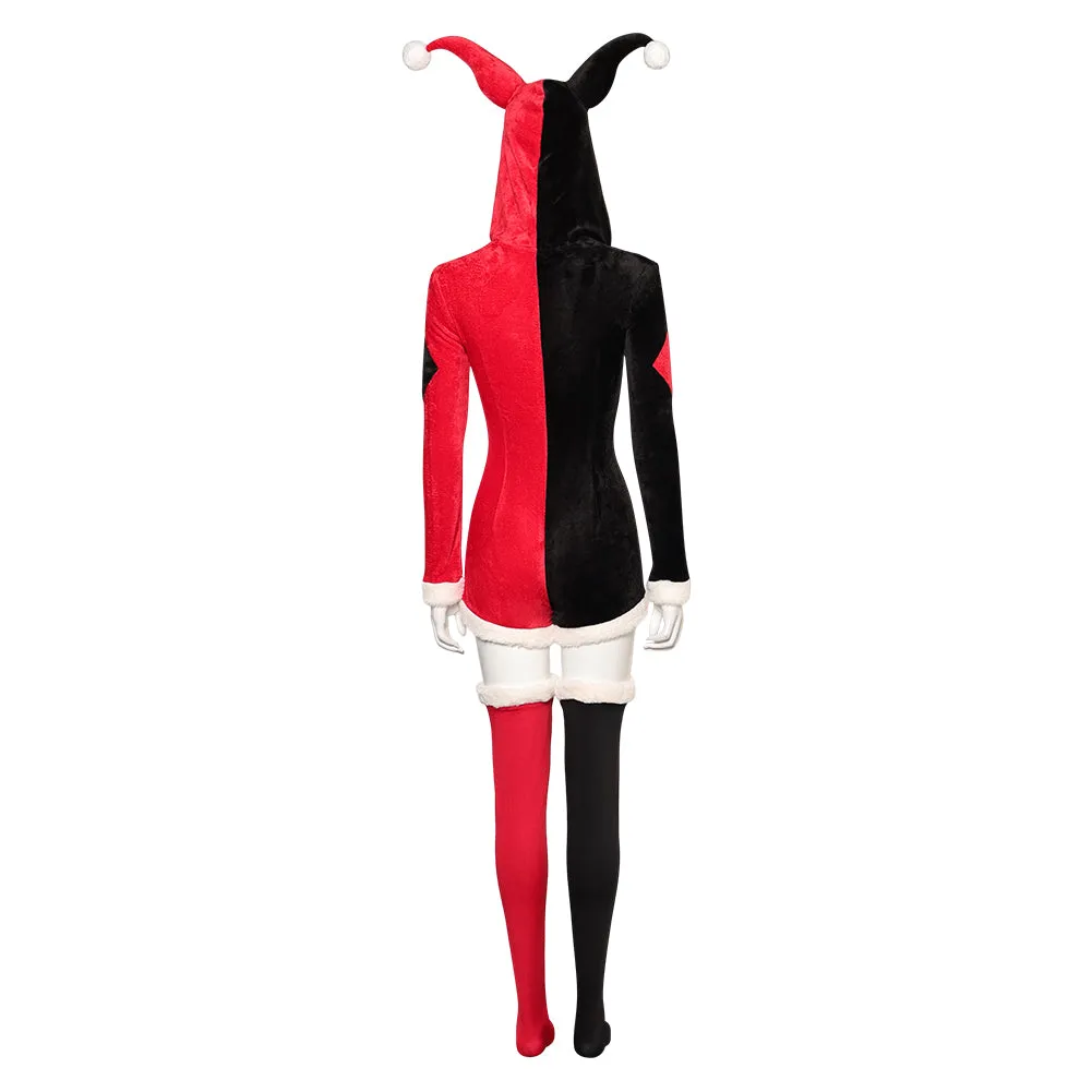 Harley Quinn Christmas Original Design Pajamas Halloween Party Carnival Cosplay Costume