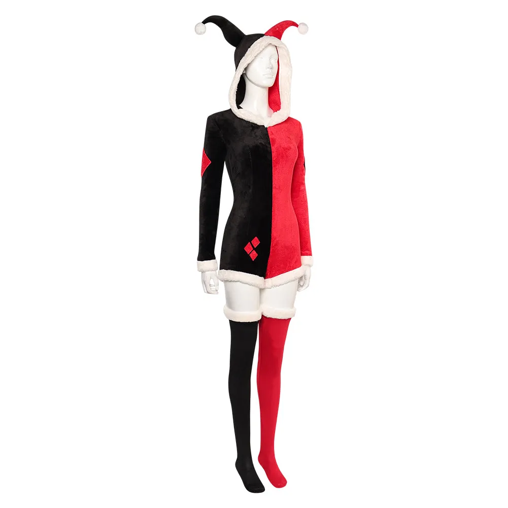 Harley Quinn Christmas Original Design Pajamas Halloween Party Carnival Cosplay Costume