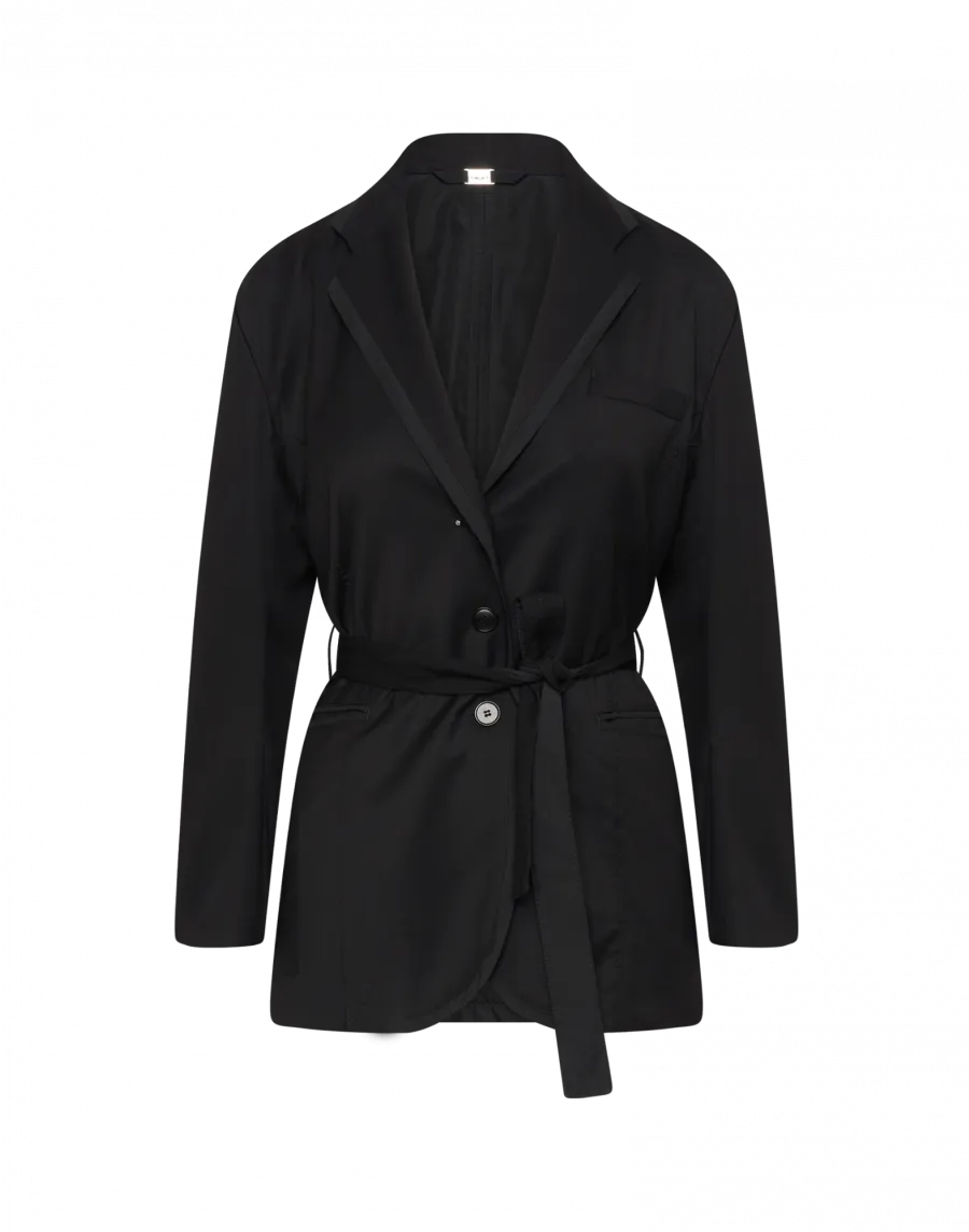 High Talent Belted Blazer Black