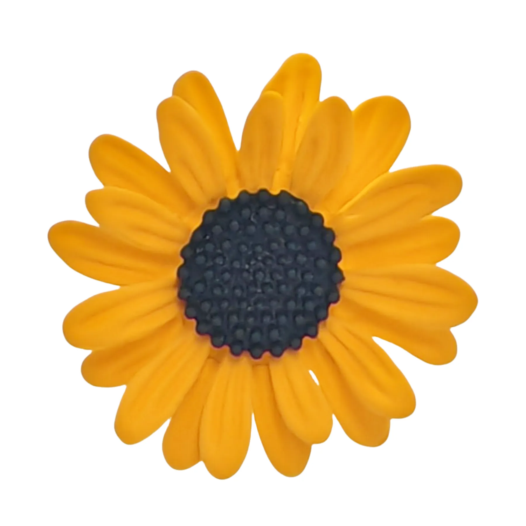 Jewelblings Autumn Jewelry Yellow Sunflower Brooches Gold Tone Black Pistil Centered Classic Vintage Sun Flower Pins Broach for Women Coat