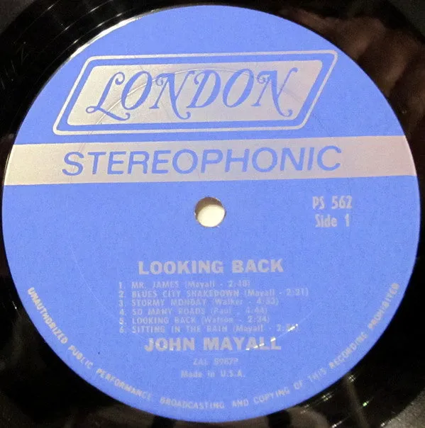 John Mayall - Looking Back (LP, Comp, Pit) (VG )