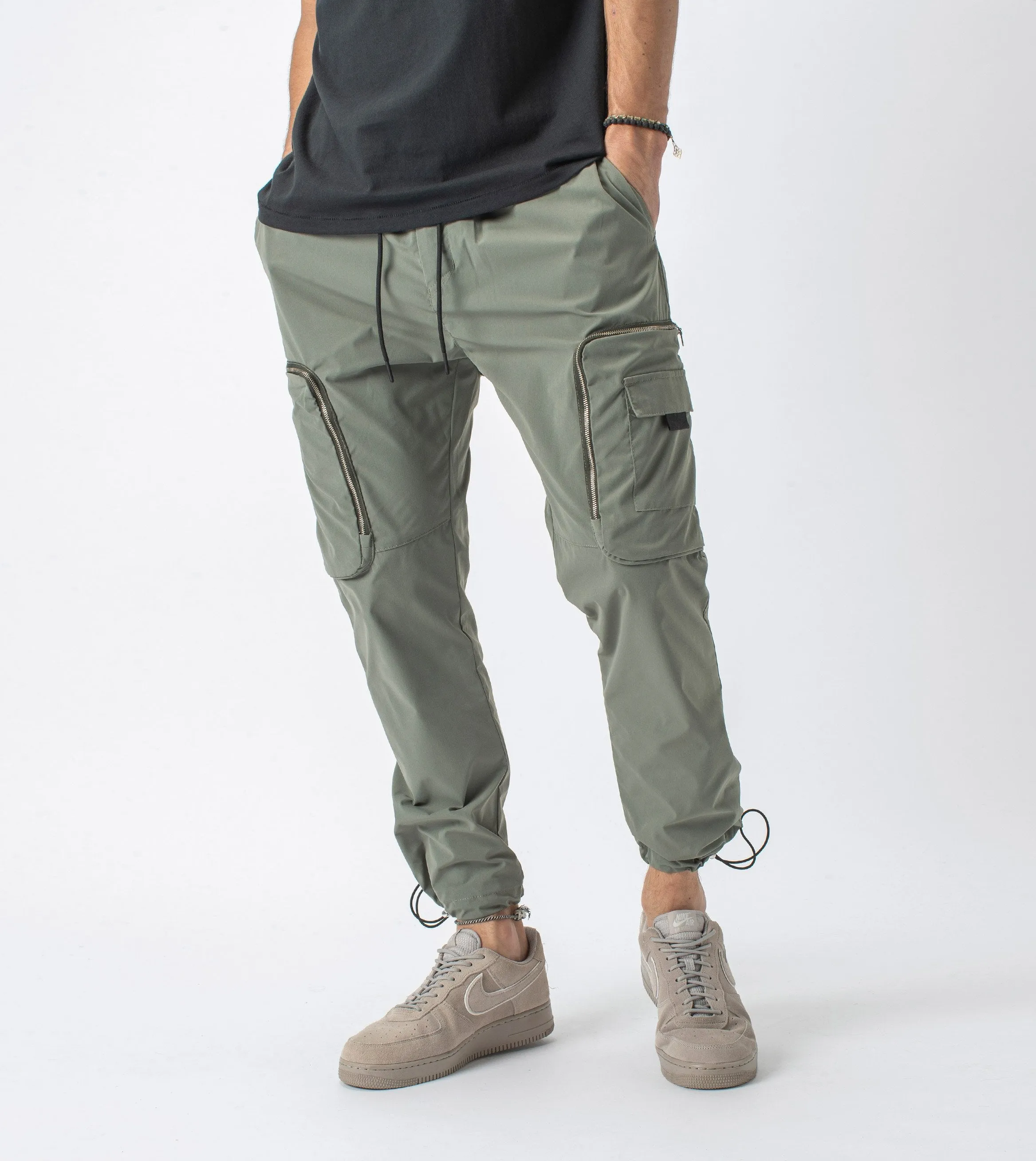 Jumpa  Tech Pant Dark Moss