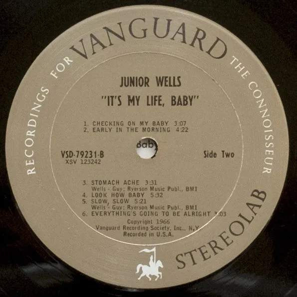 Junior Wells - It's My Life Baby (LP, Album) (NM or M-)