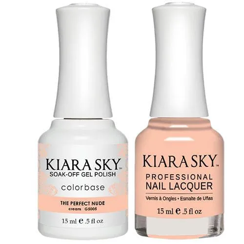 Kiara Sky All-in-One Gel   Polish Duo - 5005 The Perfect Nude