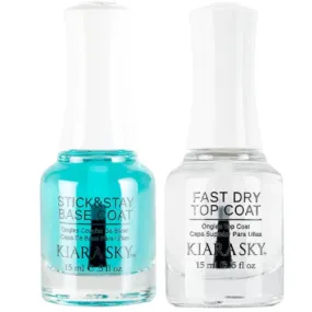 Kiara Sky Stick Base & Fast Dry Top Coat Duo