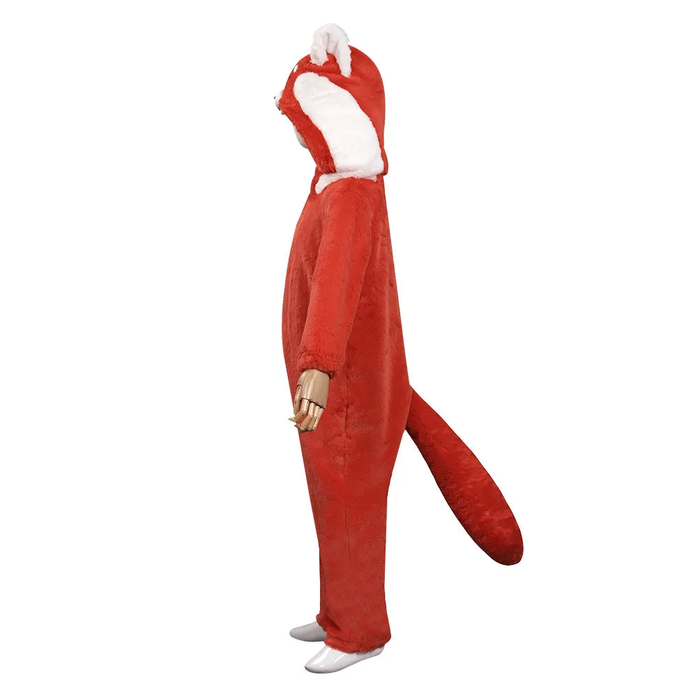 Kids Children Turning Red Mei Jumpsuit Sleepwear Cosplay Costume