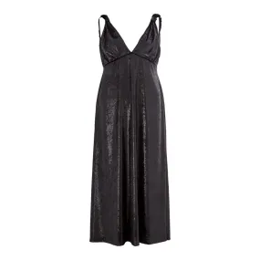 Lardini Elegant Polyester Black Dress