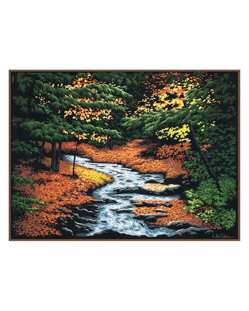 Laura Wilder Woodland Stream Limited Edition Matted Framed Giclée Print