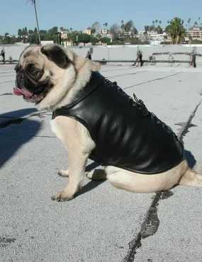 Leather Dog Vest