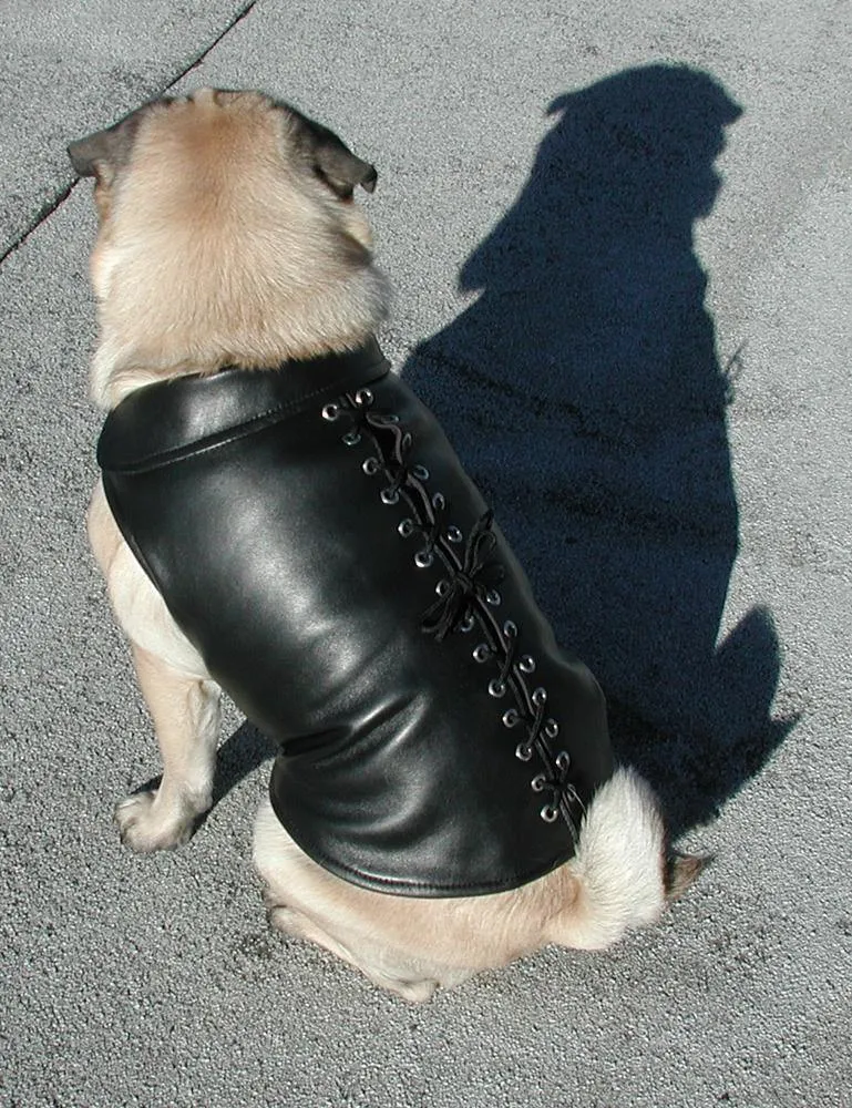 Leather Dog Vest