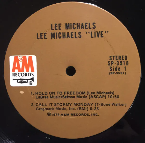 Lee Michaels - Live (2xLP, Album) (VG )