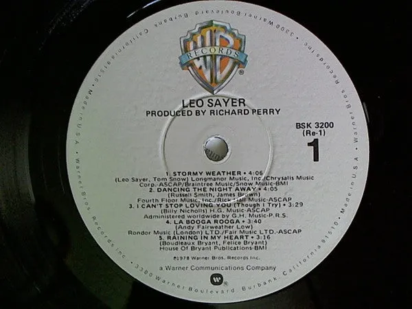 Leo Sayer - Leo Sayer (LP, Album, Jac) (NM or M-)