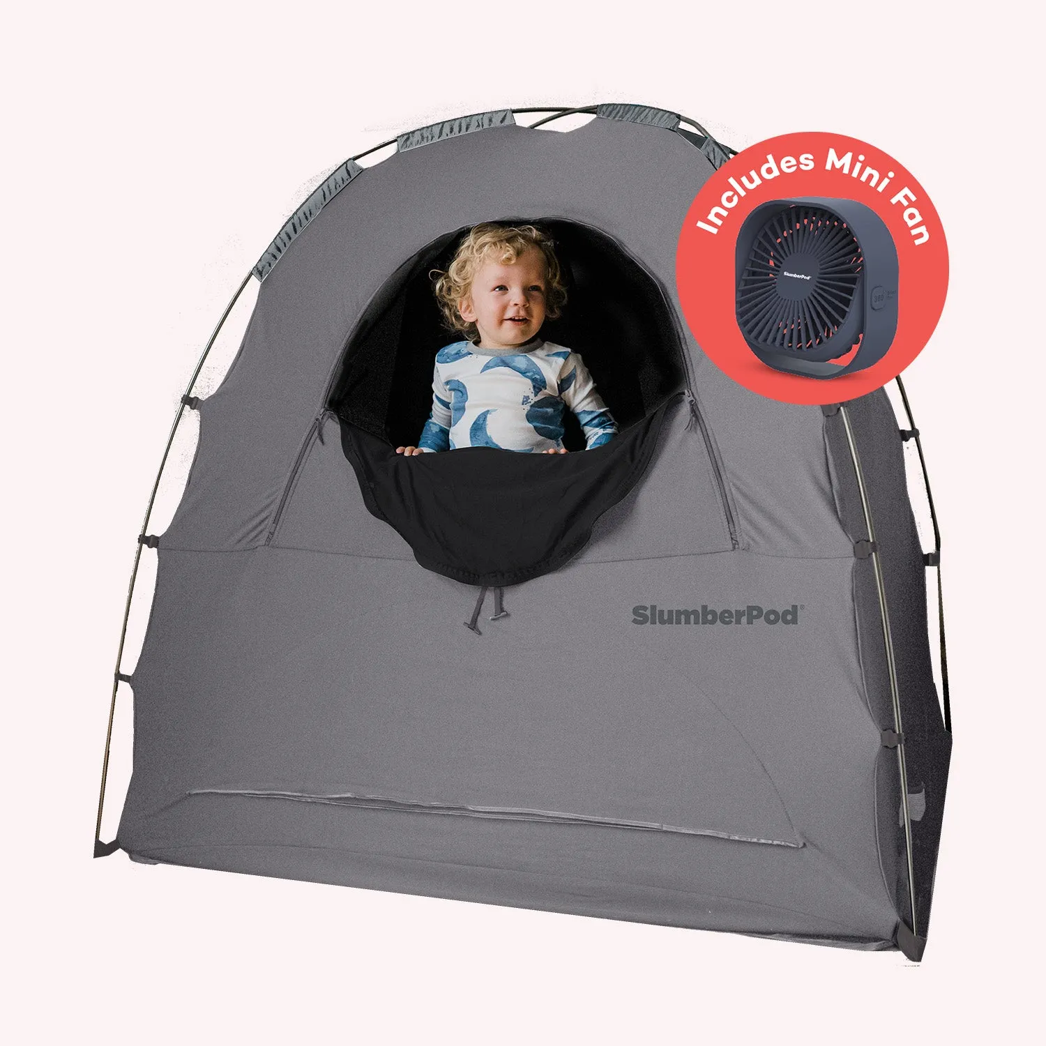 Limited Edition: Grey SlumberPod with Fan