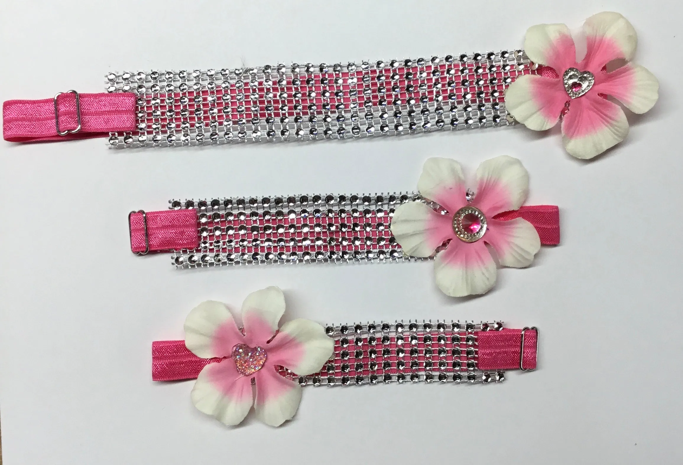 Limited Edition Sparkle wrap collars-Flower Power