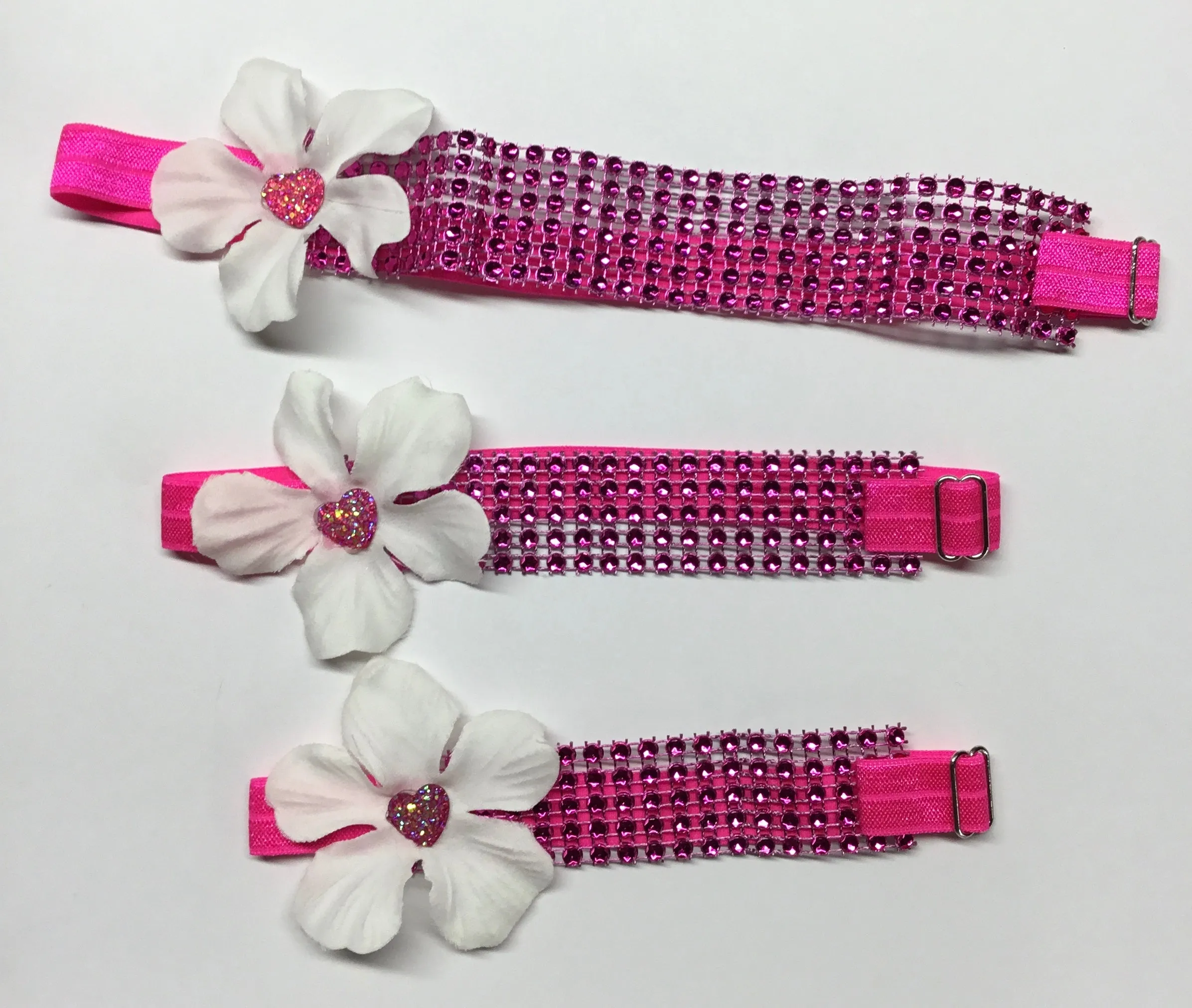 Limited Edition Sparkle wrap collars-Flower Power