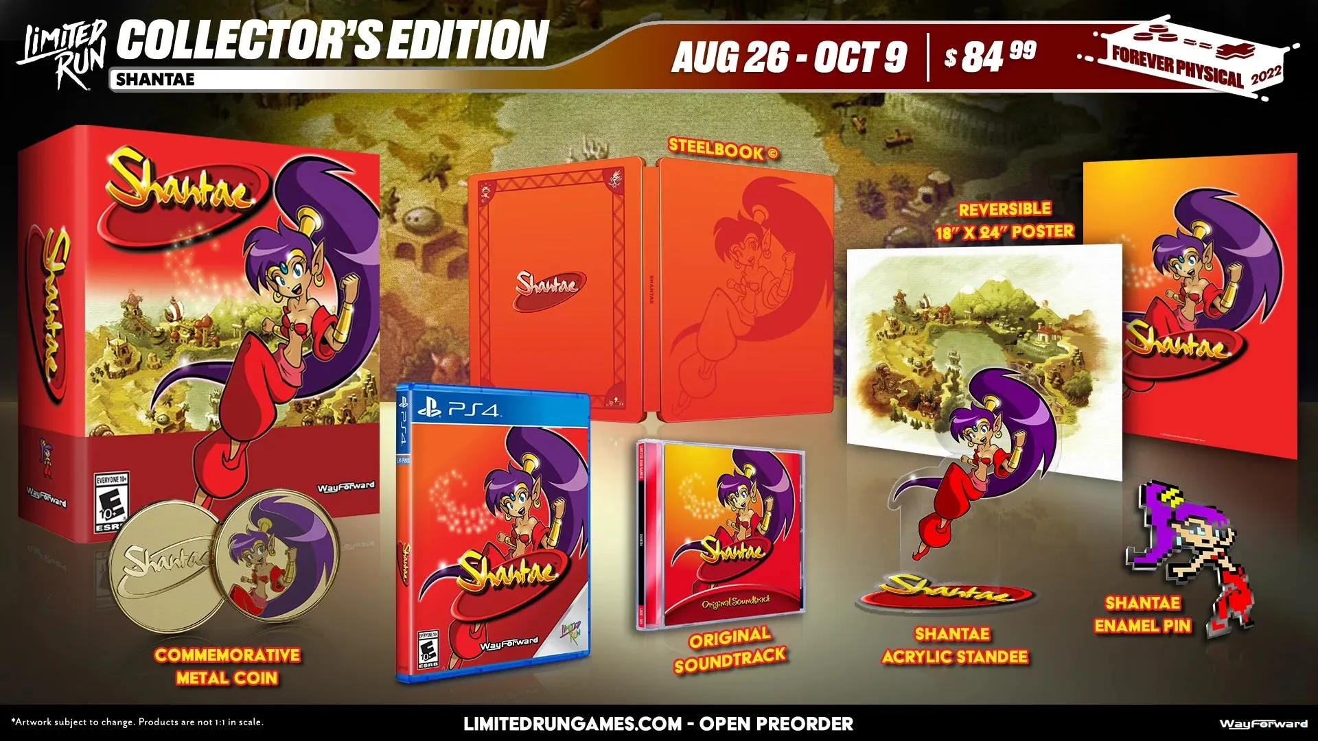 LIMITED RUN #468: SHANTAE COLLECTOR'S EDITION (PS4)