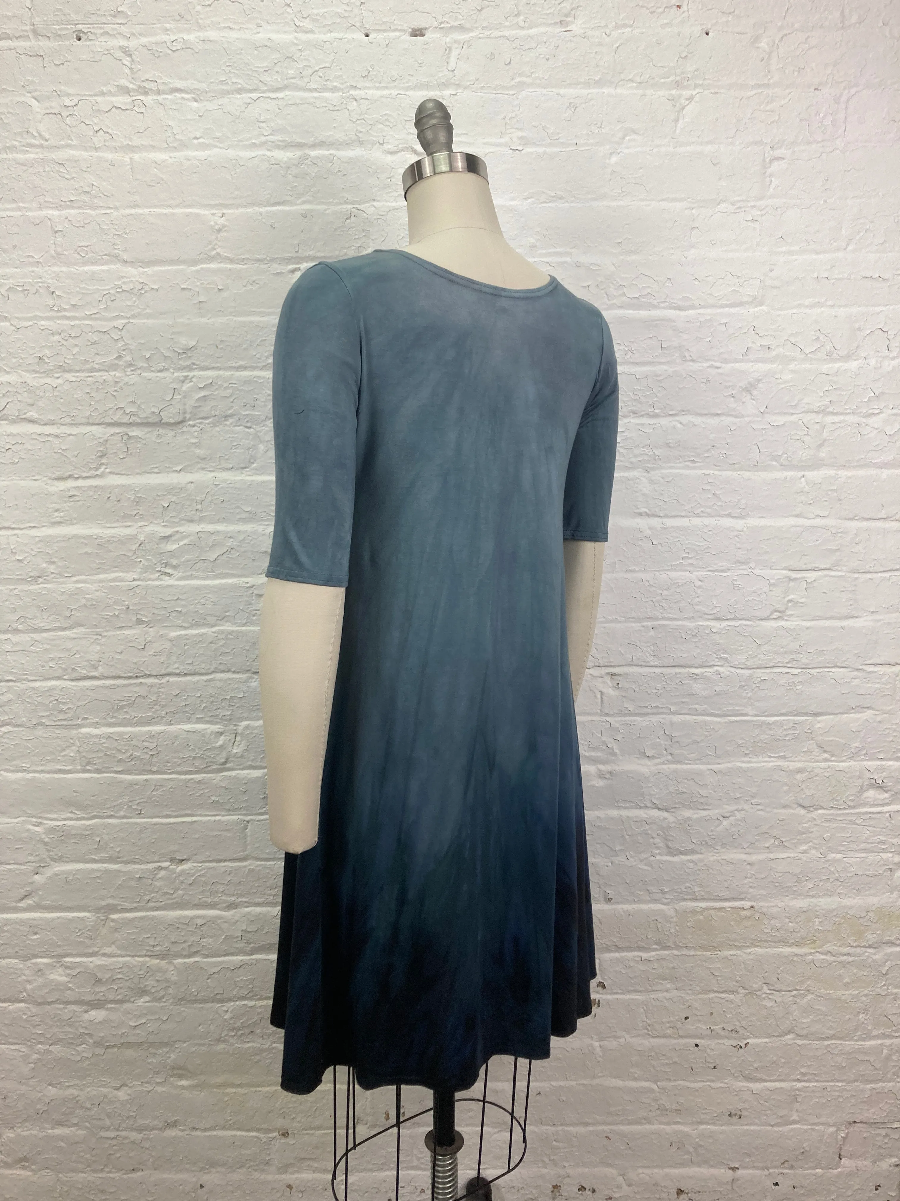 LUCILLE DRESS in Stormy Ombre