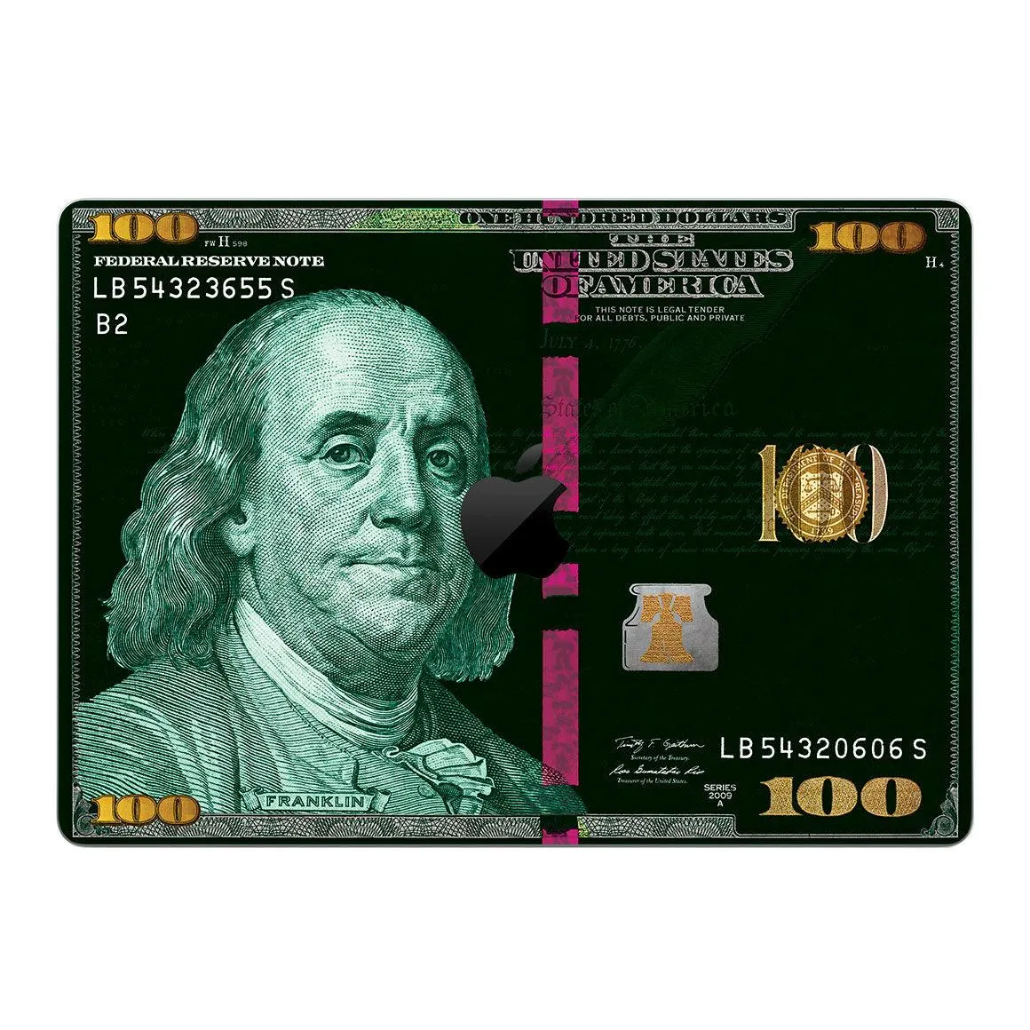 MacBook Pro 14" (2024, M4) US Hundred Dollar Bill Series Skins