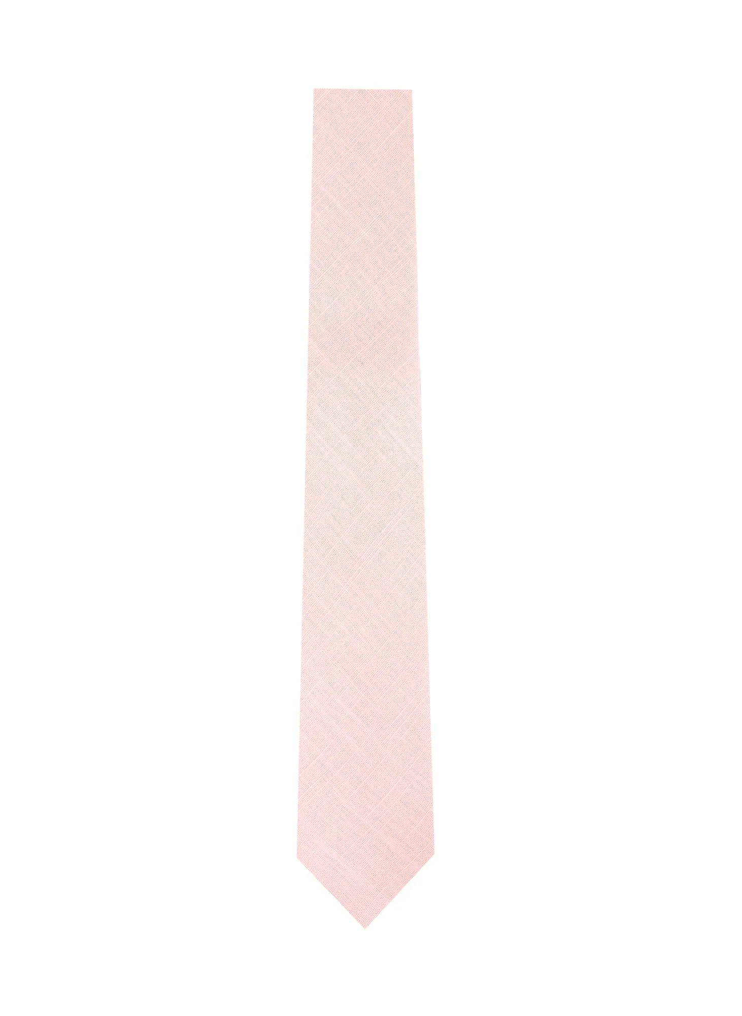 Men's Linen Blend Skinny Necktie