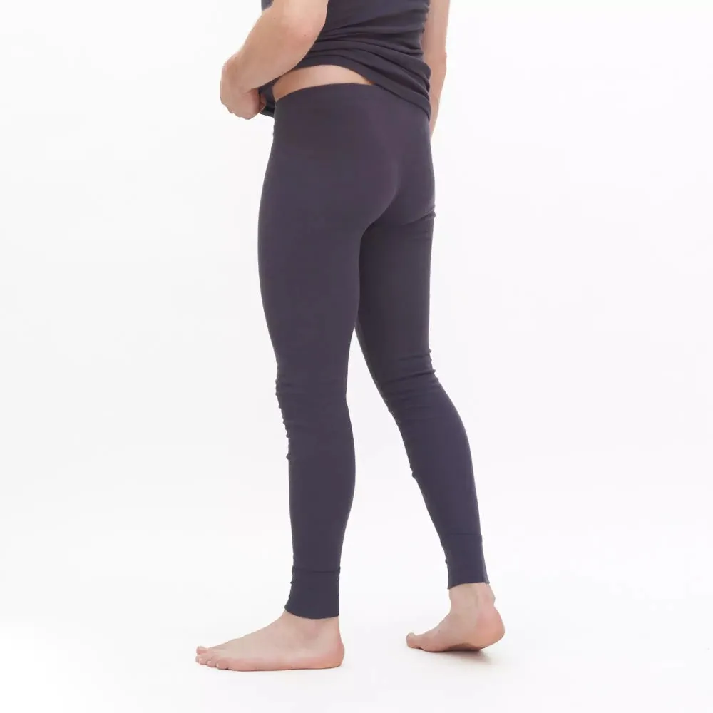 Men's Long Johns - 100% Organic Cotton (NAVY GRAPHITE ONLY)