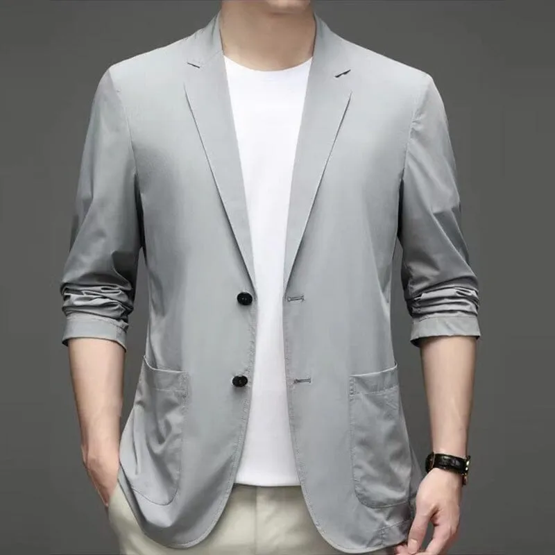 Men's Summer Lightweight Suit Jacket