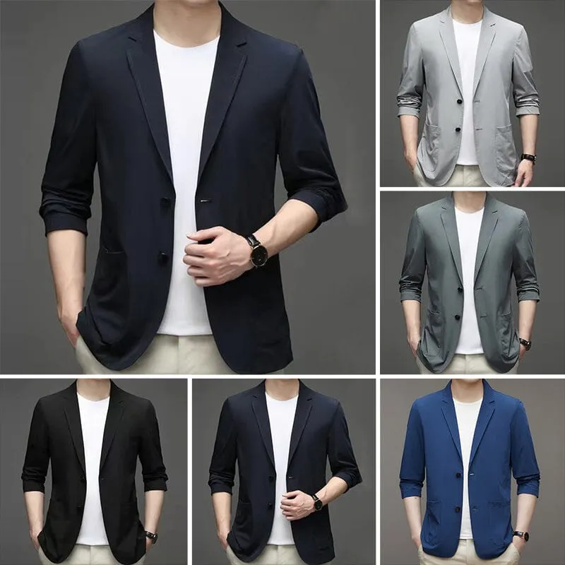 Men's Summer Lightweight Suit Jacket