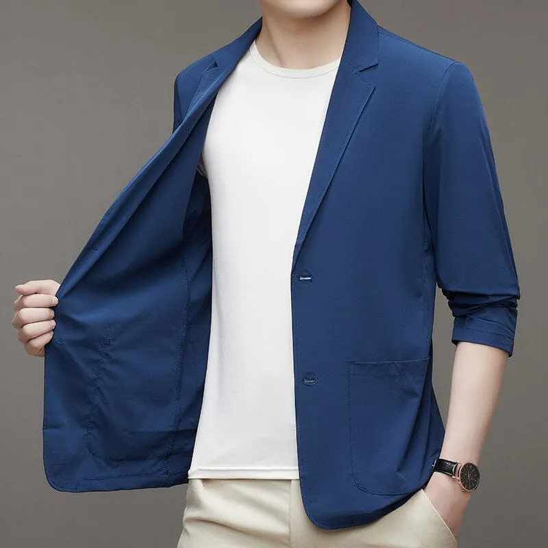 Men's Summer Lightweight Suit Jacket