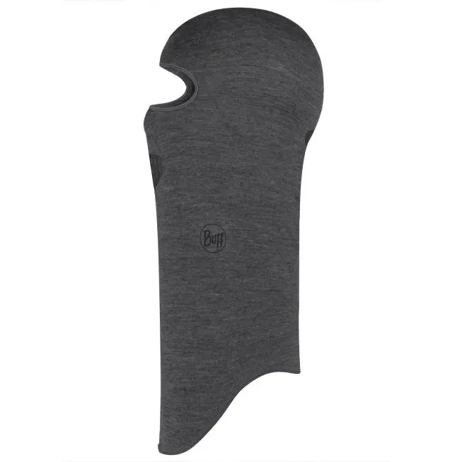 Merino Lightweight Wool Balaclava | Solid Grey | Buff