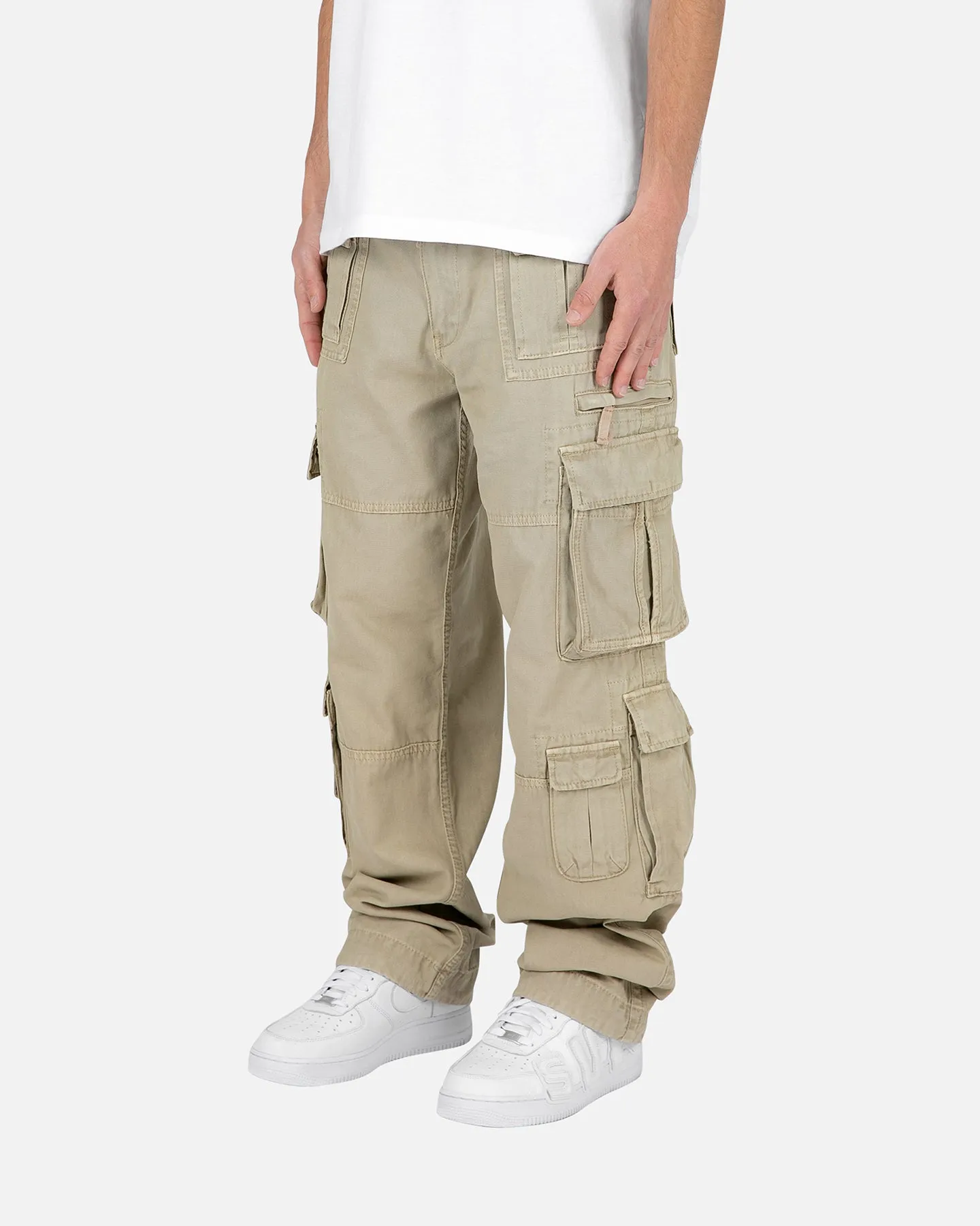 MNML Military Cargo Pants Brown