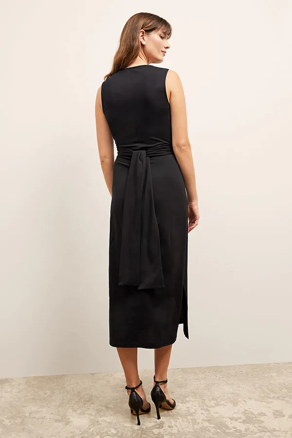 Monte Dress - Organic Jersey Pima Cotton :: Black