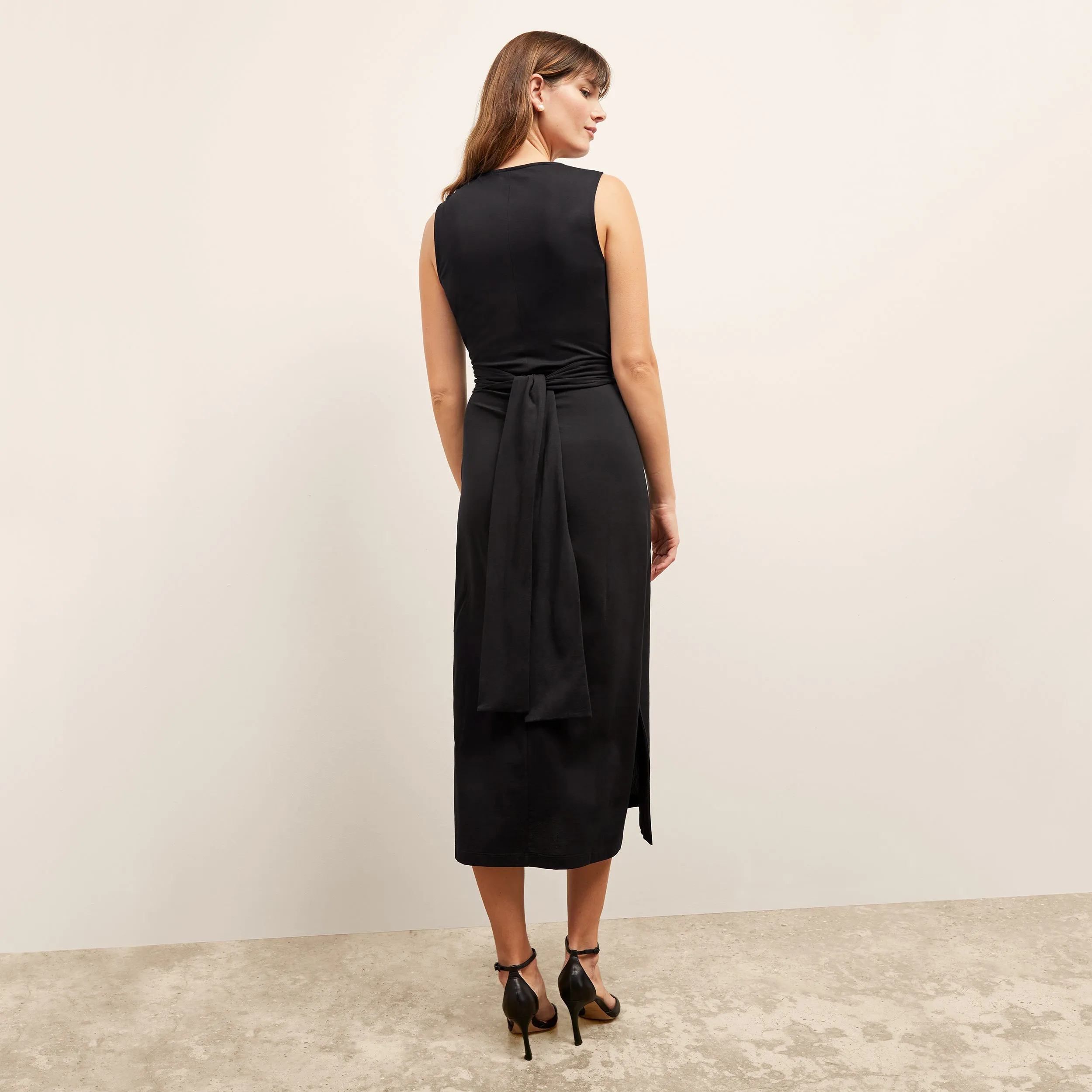 Monte Dress - Organic Jersey Pima Cotton :: Black