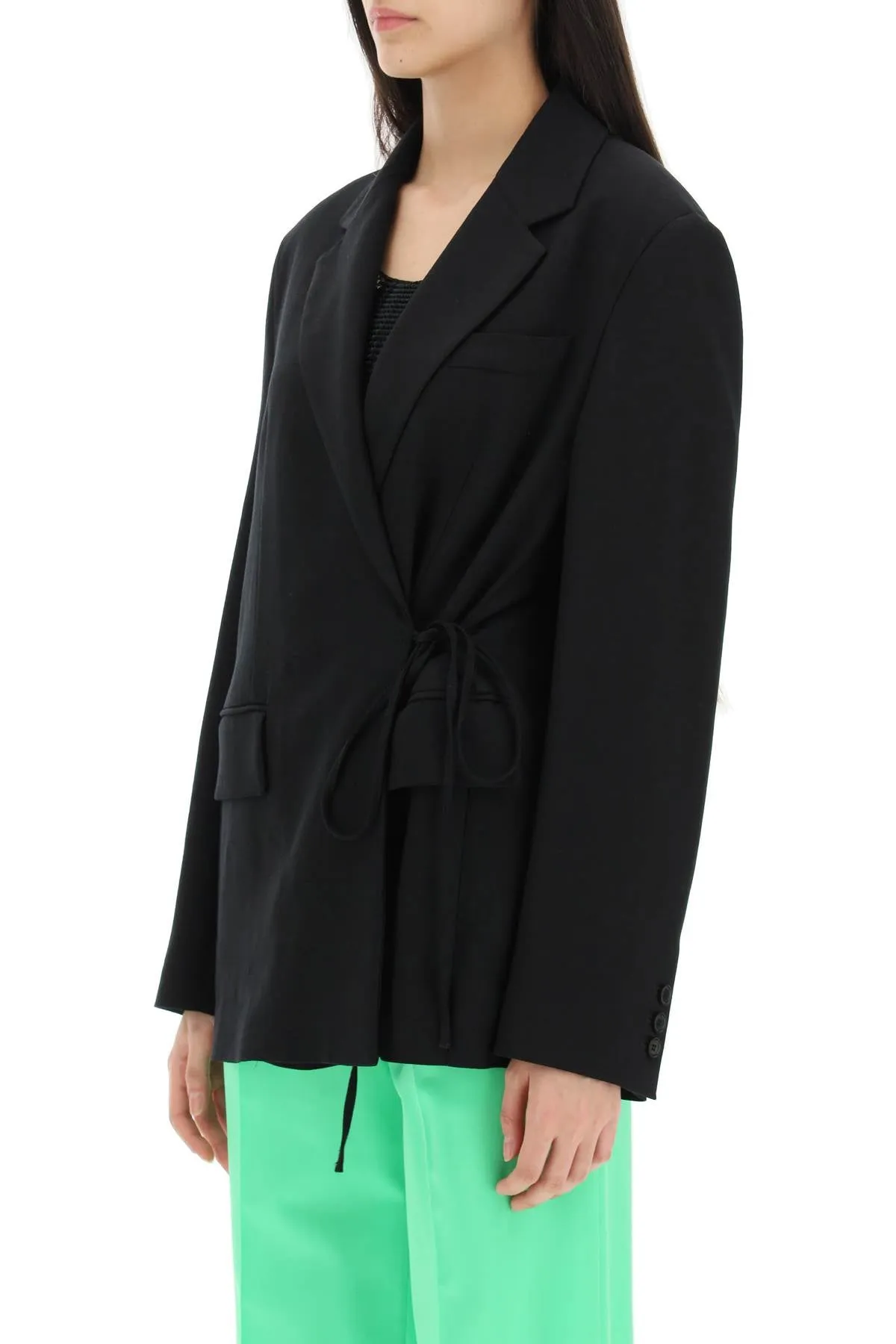 Msgm wrap blazer