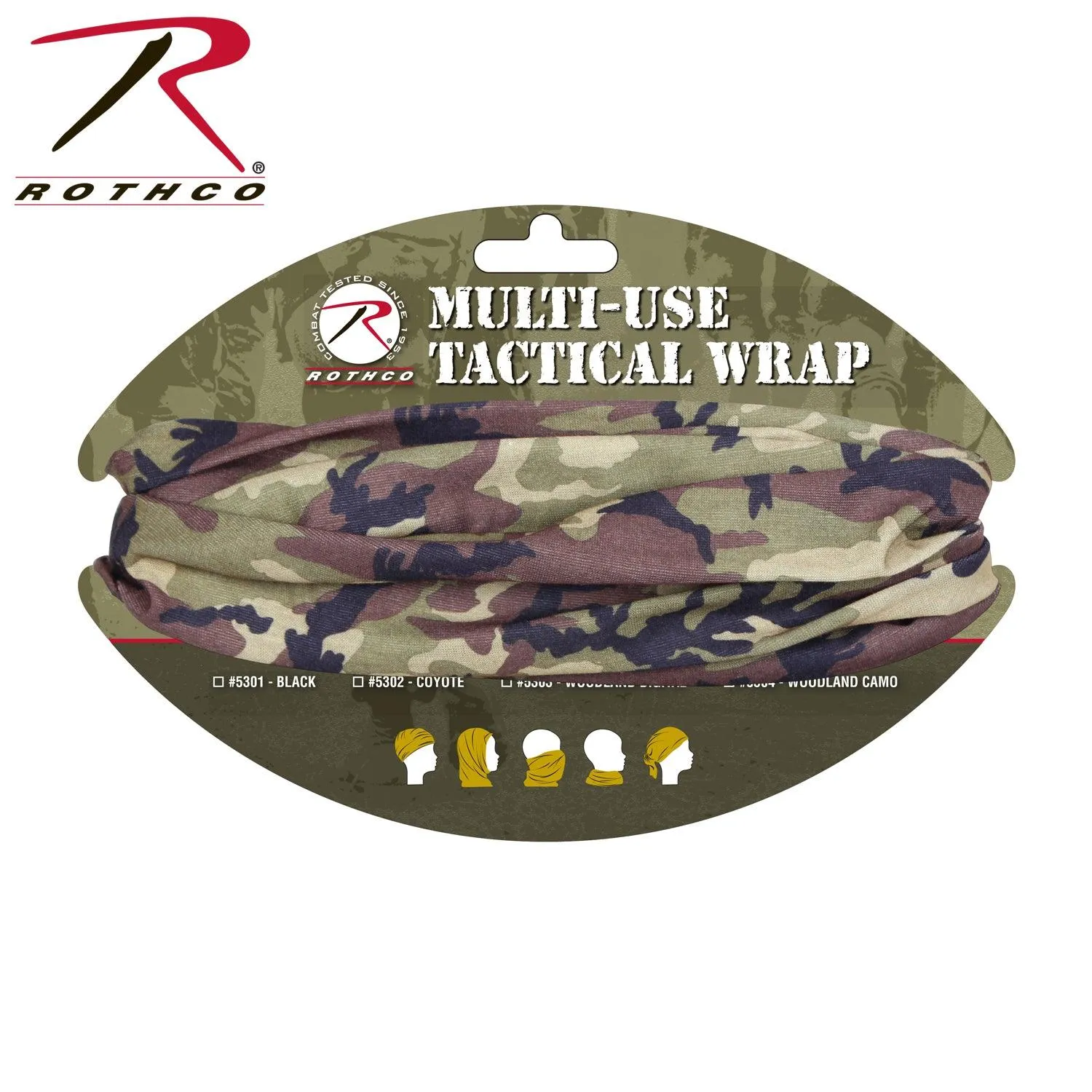 Multi-Use Neck Gaiter and Face Covering Tactical Wrap